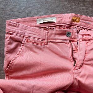 Anthropologie Pilcro Hyphen Low-Rise Chinos Size 29 (8) Salmon